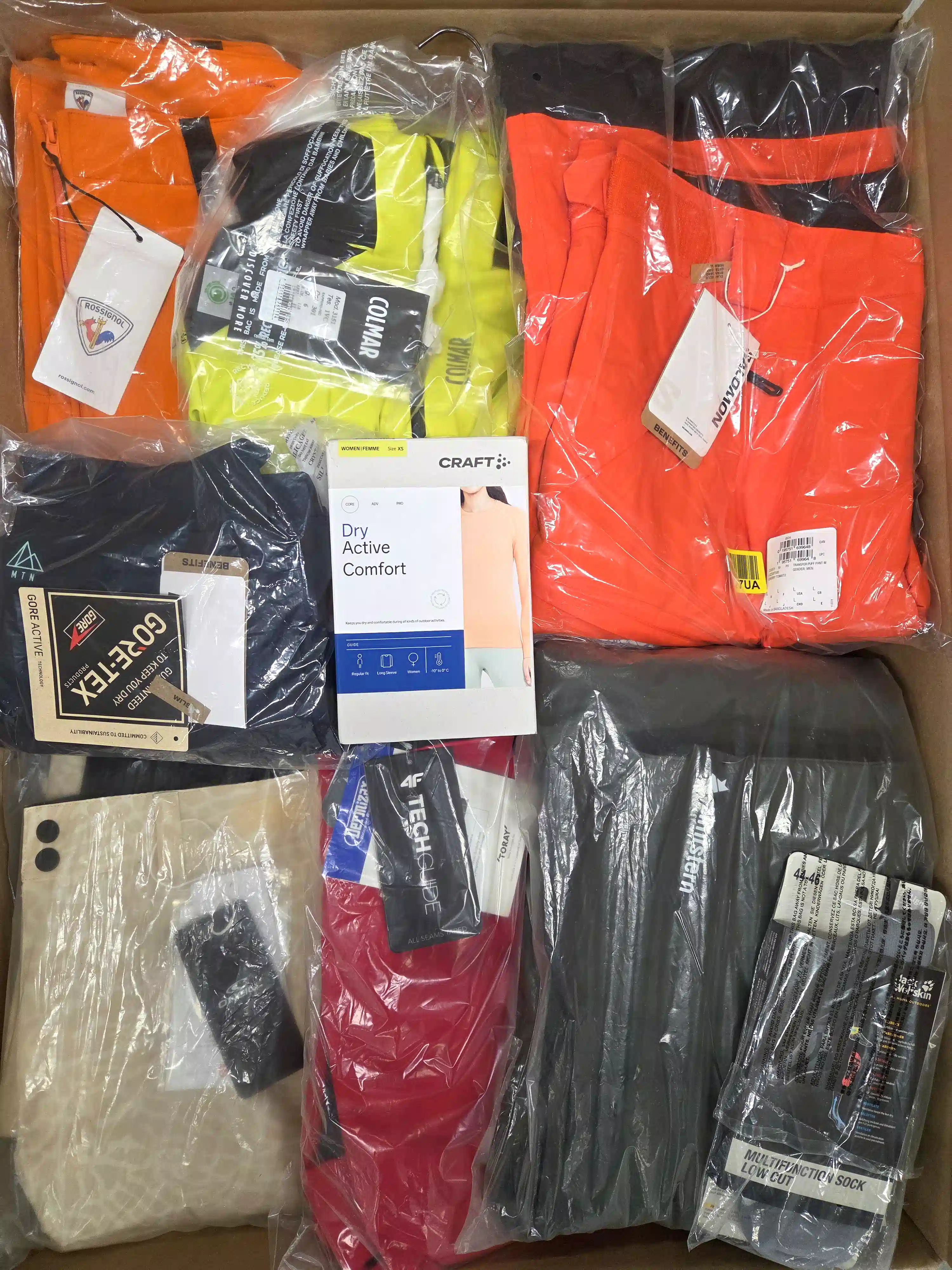 AST101 2 The photo shows a package with footwear in the category AS.