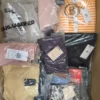 The photo shows a package with clothing in the category AP.
