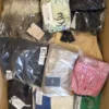 The photo shows a package with clothing in the category AP.