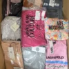 The photo shows a package with clothing in the category AP.