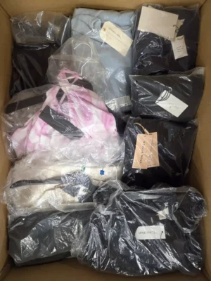 The photo shows a package with clothing in the category A.