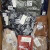 The photo shows a package with clothing in the category YA.