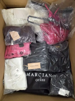 The photo shows a package with clothing in the category A.