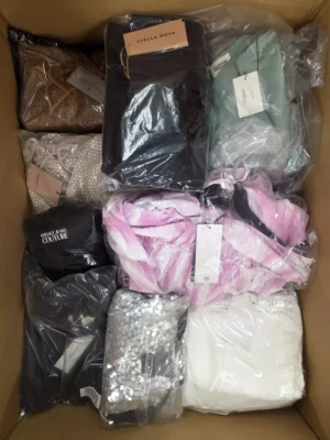 The photo shows a package with clothing in the category A.