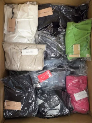 The photo shows a package with clothing in the category A.