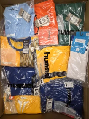The photo shows a package with clothing in the category H.