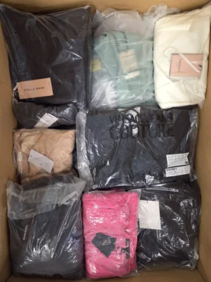 The photo shows a package with clothing in the category A.