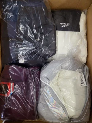 The photo shows a package with clothing in the category B.