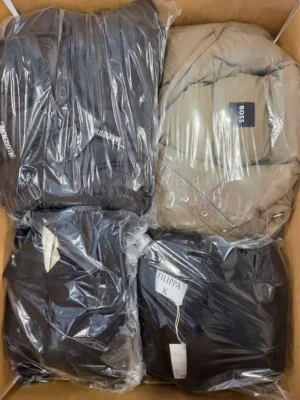 The photo shows a package with clothing in the category B.