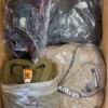The photo shows a package with clothing in the category B.