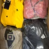 The photo shows a package with clothing in the category B.