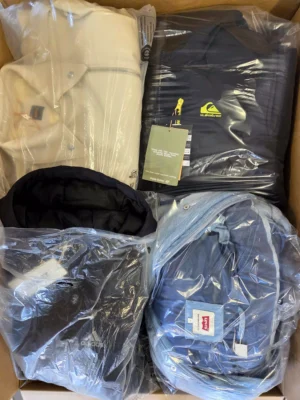 The photo shows a package with clothing in the category C.