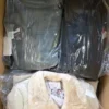 The photo shows a package with clothing in the category B.