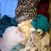 The photo shows a package with clothing in the category BSN.
