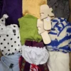 The photo shows a package with clothing in the category BSN.