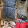 The photo shows a package with clothing in the category B.