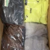 The photo shows a package with clothing in the category B.
