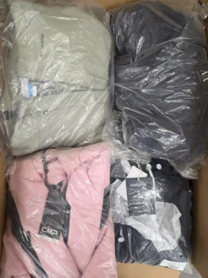 The photo shows a package with clothing in the category C.