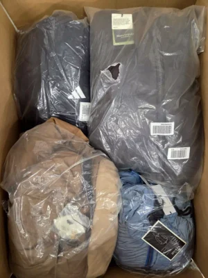 The photo shows a package with clothing in the category C.