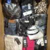 The photo shows a package with clothing in the category B.