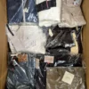The photo shows a package with clothing in the category B.
