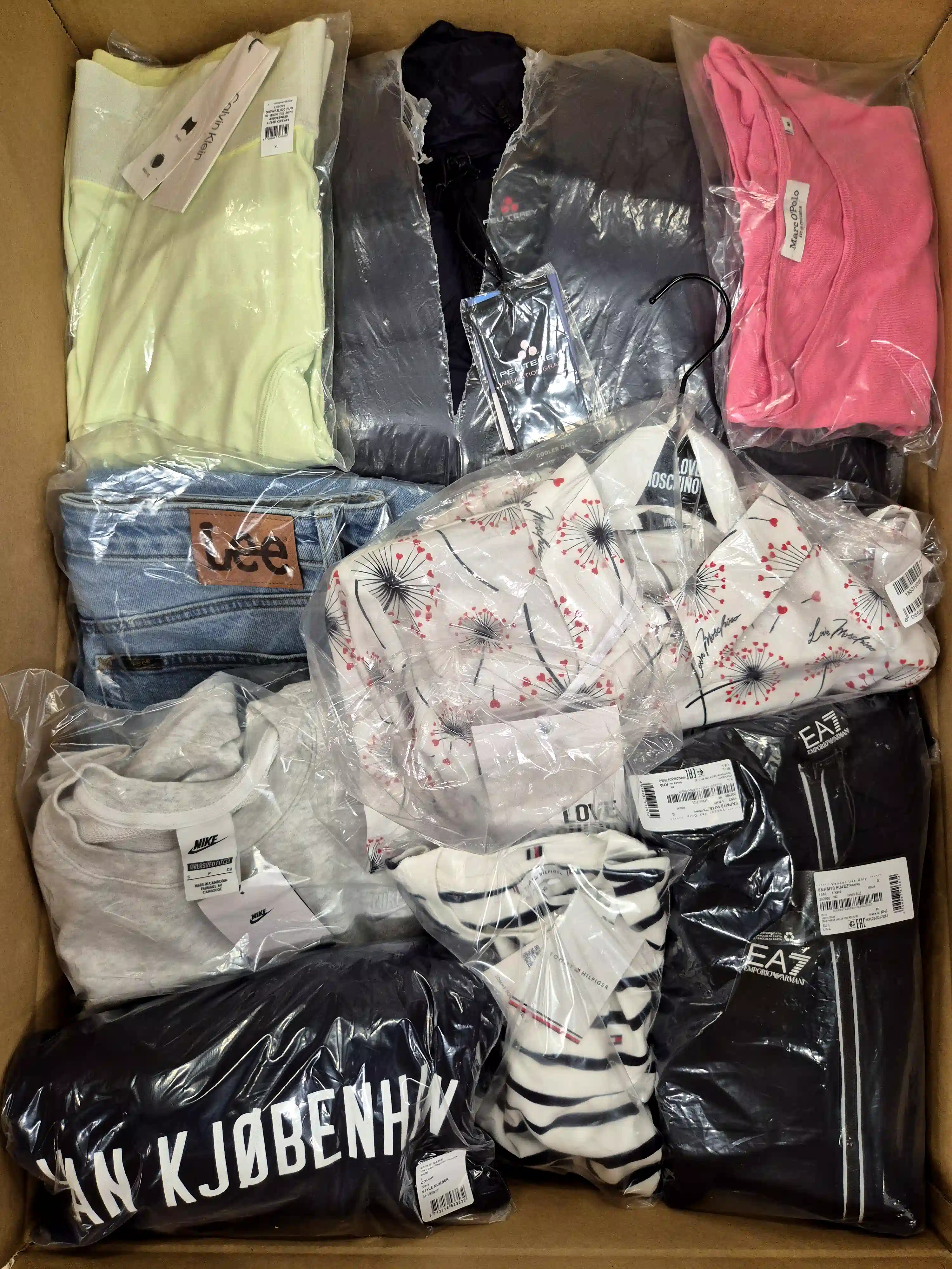 B1889 3 The photo shows a package with clothing in the category B.