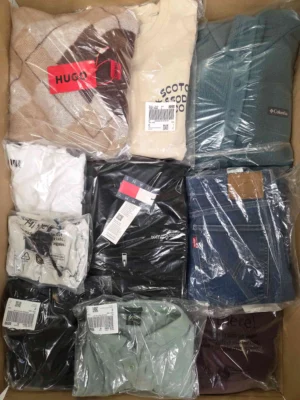 The photo shows a package with clothing in the category C.