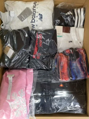 The photo shows a package with clothing in the category C.