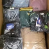 The photo shows a package with clothing in the category C.