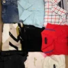 The photo shows a package with clothing in the category U.
