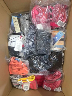 The photo shows a package with clothing in the category ABW.