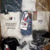 The photo shows a package with clothing in the category T.