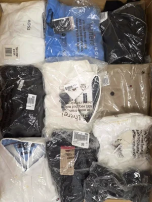 The photo shows a package with clothing in the category T.