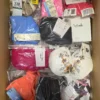 The photo shows a package with clothing in the category ABW.