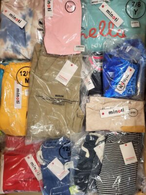The photo shows a package with clothing in the category N.