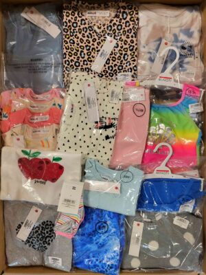 The photo shows a package with clothing in the category N.