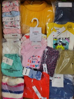 The photo shows a package with clothing in the category N.
