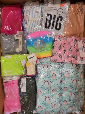 The photo shows a package with clothing in the category N.
