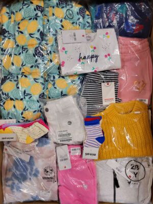 The photo shows a package with clothing in the category N.