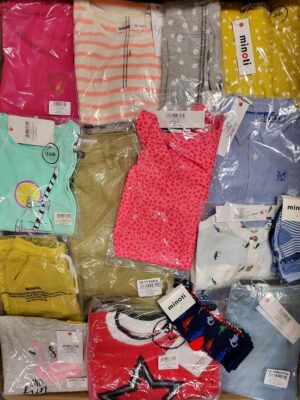 The photo shows a package with clothing in the category N.