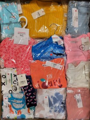 The photo shows a package with clothing in the category N.