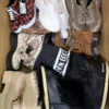 The photo shows a package with footwear in the category BSU.
