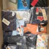 The photo shows a package with clothing in the category K.