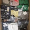 The photo shows a package with clothing in the category AP.