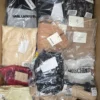 The photo shows a package with clothing in the category AP.