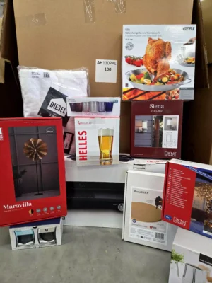 The photo shows a package with clothing in the category A.