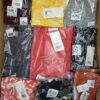 The photo shows a package with clothing in the category YA.