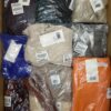 The photo shows a package with clothing in the category YA.