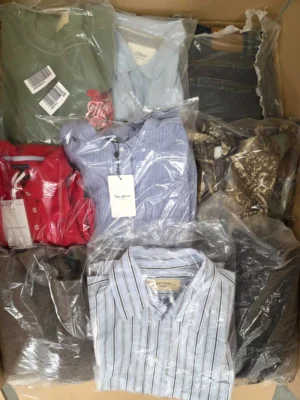 The photo shows a package with clothing in the category C.