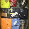 The photo shows a package with clothing in the category AP.